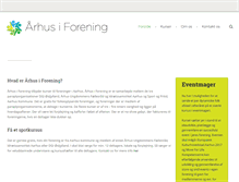 Tablet Screenshot of aarhusiforening.dk